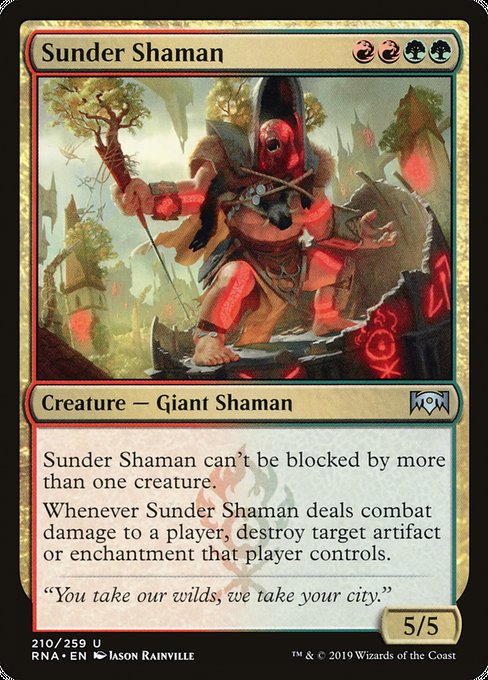 Sunder Shaman [Ravnica Allegiance] | Gaming Infinity