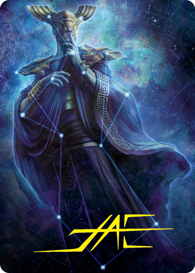 Atris, Oracle of Half-Truths Art Card (Gold-Stamped Signature) [March of the Machine Art Series] | Gaming Infinity