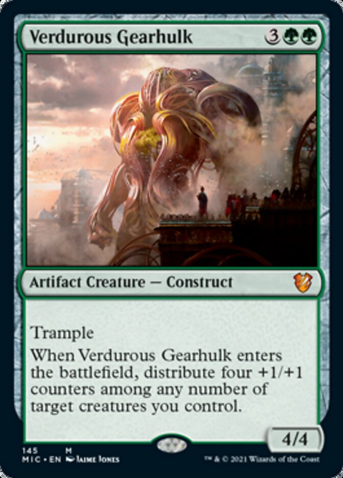 Verdurous Gearhulk [Innistrad: Midnight Hunt Commander] | Gaming Infinity