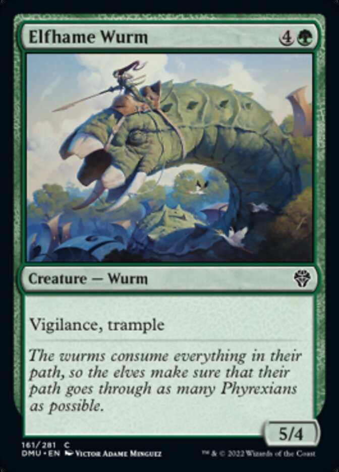 Elfhame Wurm [Dominaria United] | Gaming Infinity