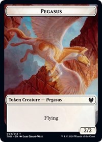 Pegasus // Satyr Double-sided Token [Theros Beyond Death Tokens] | Gaming Infinity