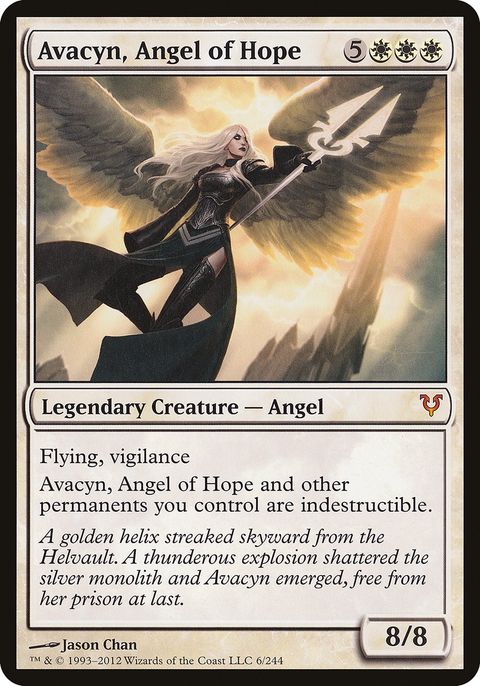 Avacyn, Angel of Hope (Oversized) [Open the Helvault] | Gaming Infinity