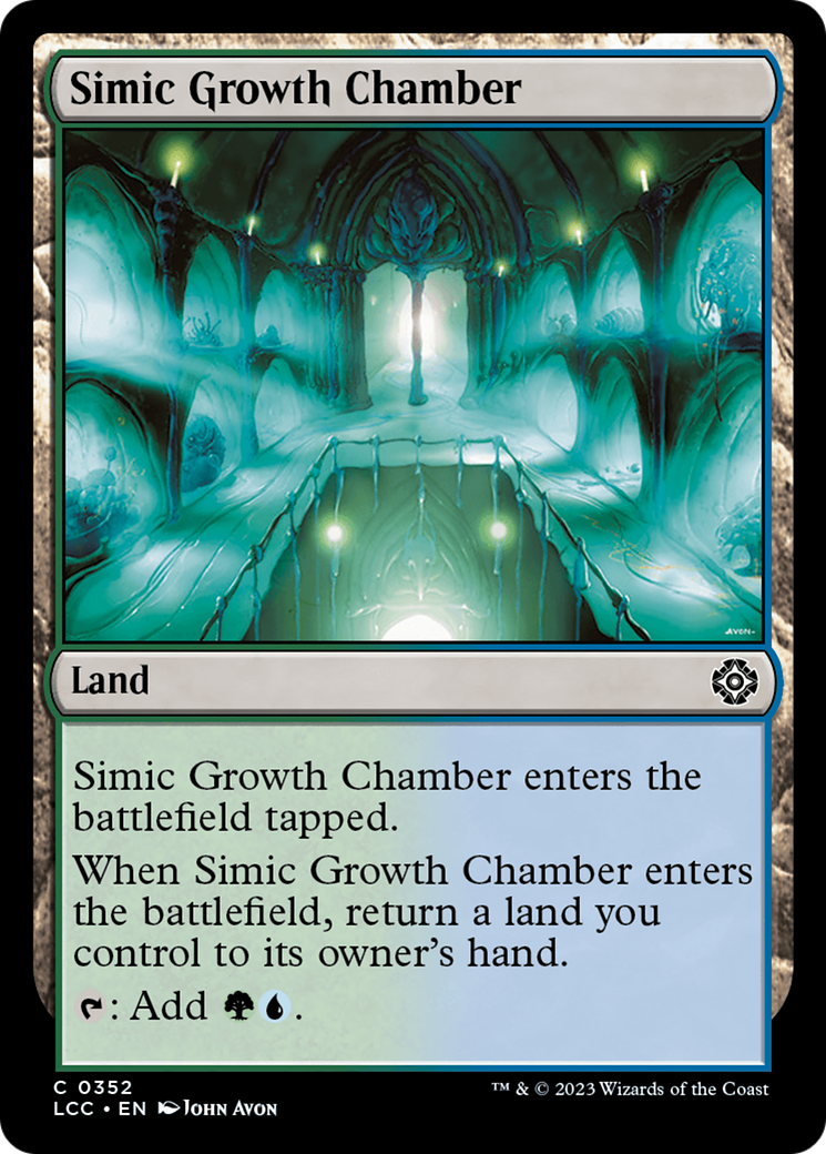 Simic Growth Chamber [The Lost Caverns of Ixalan Commander] | Gaming Infinity