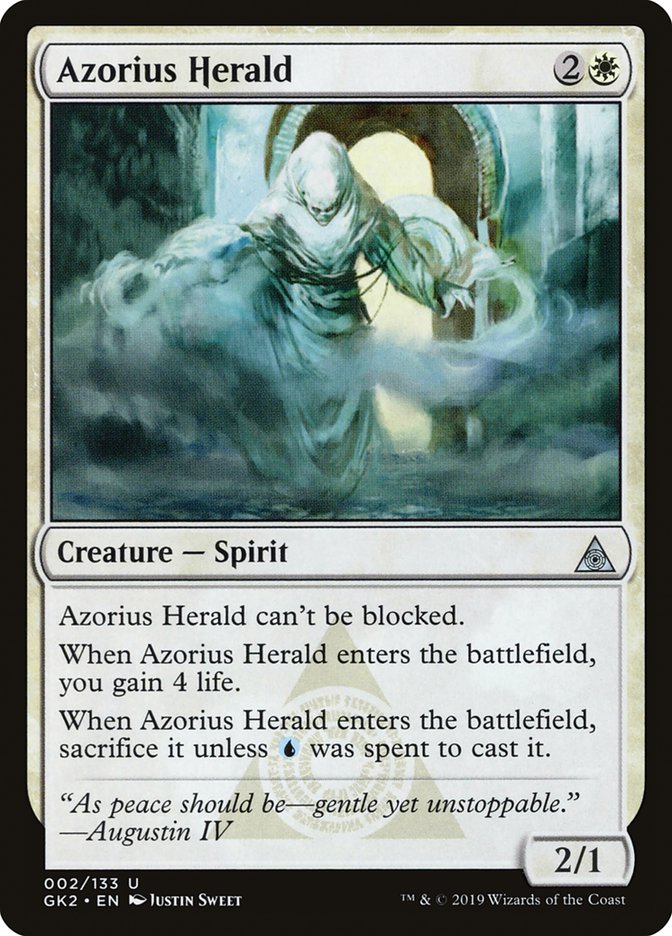 Azorius Herald [Ravnica Allegiance Guild Kit] | Gaming Infinity