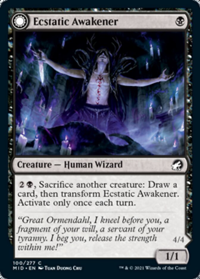 Ecstatic Awakener // Awoken Demon [Innistrad: Midnight Hunt] | Gaming Infinity