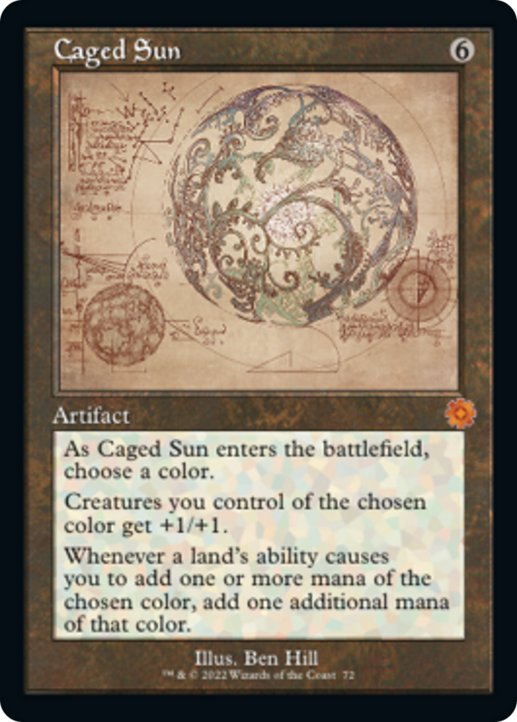 Caged Sun (Retro Schematic) [The Brothers' War Retro Artifacts] | Gaming Infinity
