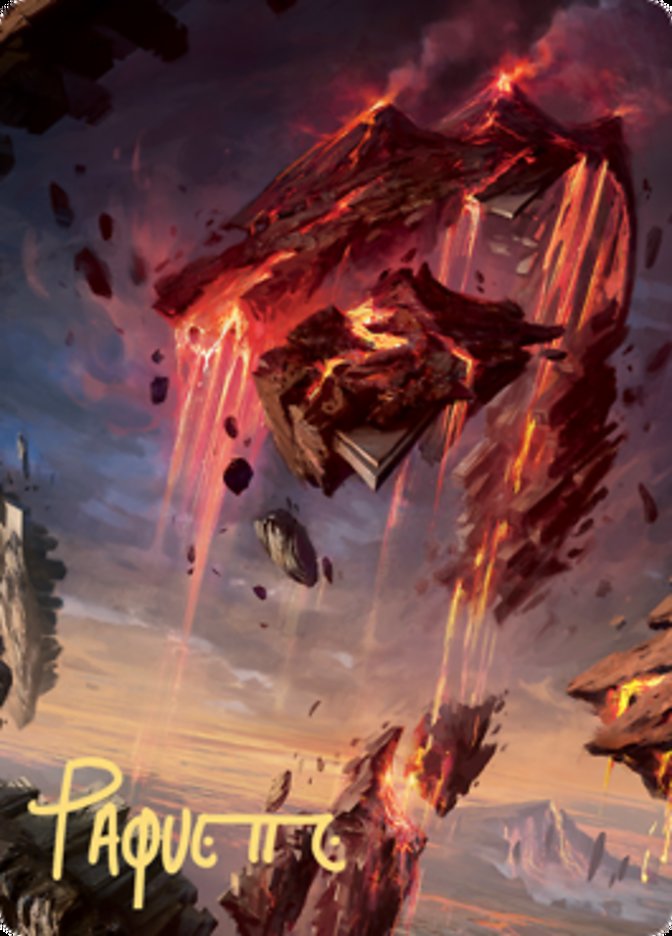 Mountain 2 Art Card (Gold-Stamped Signature) [Zendikar Rising Art Series] | Gaming Infinity