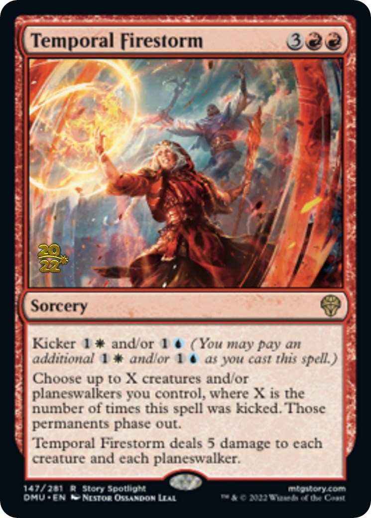 Temporal Firestorm [Dominaria United Prerelease Promos] | Gaming Infinity