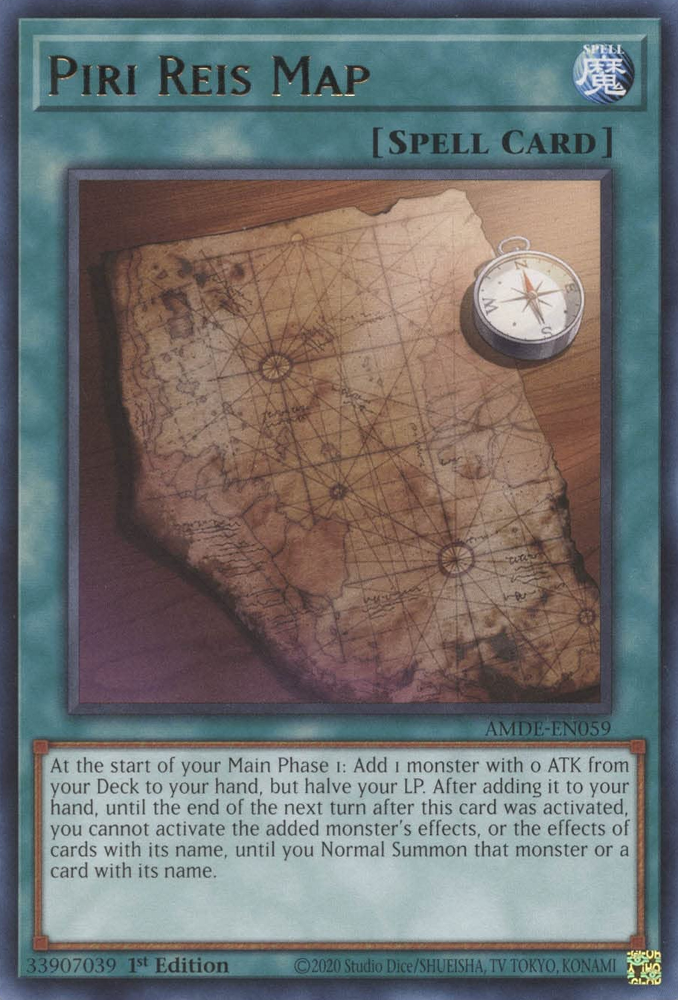 Piri Reis Map [AMDE-EN059] Rare | Gaming Infinity