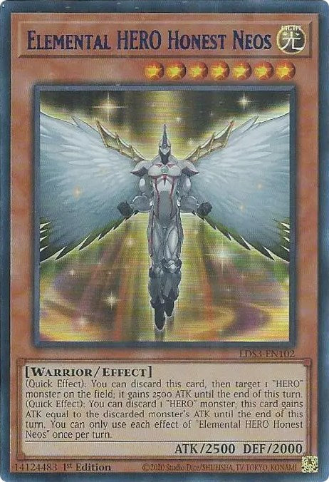 Elemental HERO Honest Neos (Blue) [LDS3-EN102] Ultra Rare | Gaming Infinity