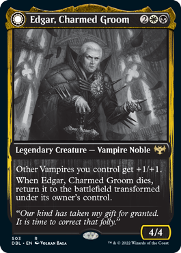 Edgar, Charmed Groom // Edgar Markov's Coffin [Innistrad: Double Feature] | Gaming Infinity