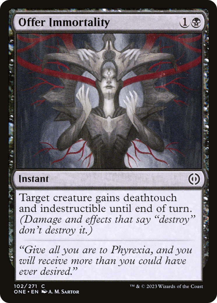 Offer Immortality [Phyrexia: All Will Be One] | Gaming Infinity