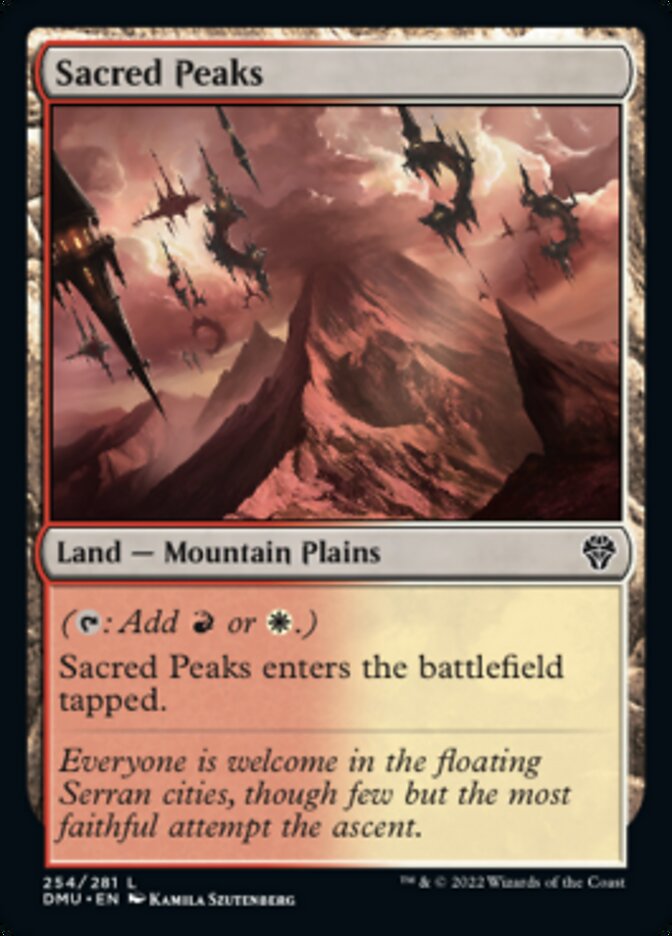 Sacred Peaks [Dominaria United] | Gaming Infinity