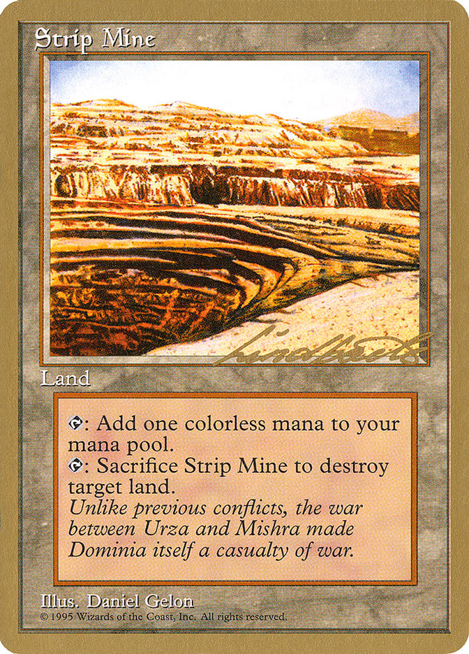 Strip Mine (Leon Lindback) [Pro Tour Collector Set] | Gaming Infinity