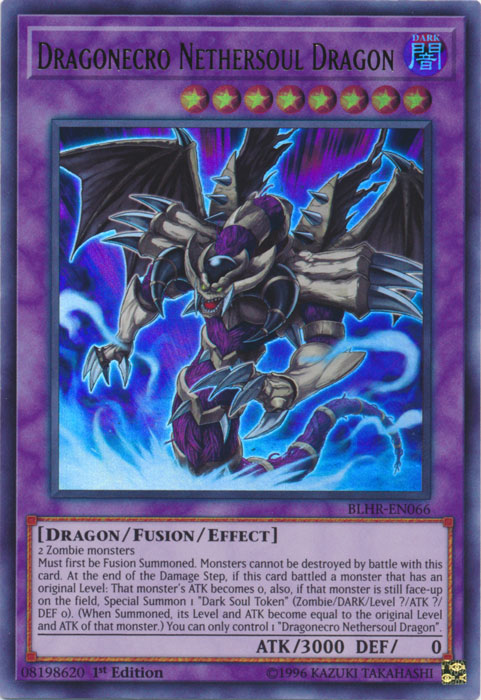 Dragonecro Nethersoul Dragon [BLHR-EN066] Ultra Rare | Gaming Infinity