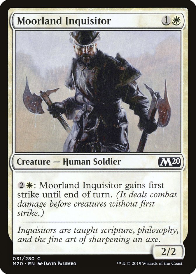 Moorland Inquisitor [Core Set 2020] | Gaming Infinity