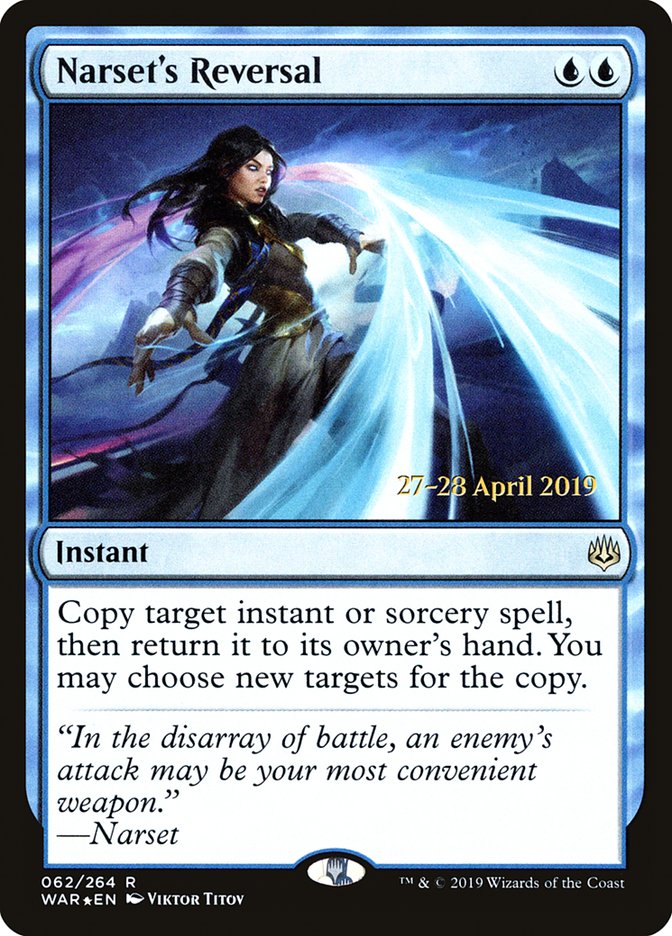 Narset's Reversal  [War of the Spark Prerelease Promos] | Gaming Infinity
