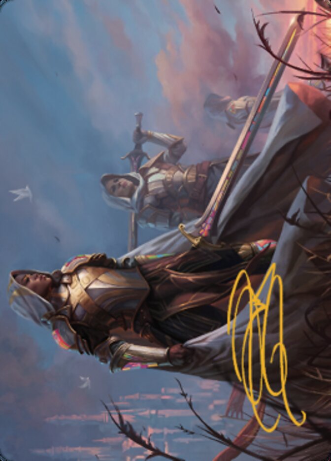 Danitha, Benalia's Hope Art Card (Gold-Stamped Signature) [Dominaria United Art Series] | Gaming Infinity