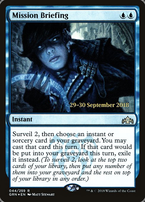 Mission Briefing [Guilds of Ravnica Promos] | Gaming Infinity