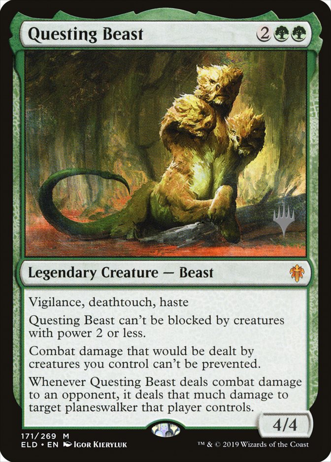 Questing Beast (Promo Pack) [Throne of Eldraine Promos] | Gaming Infinity