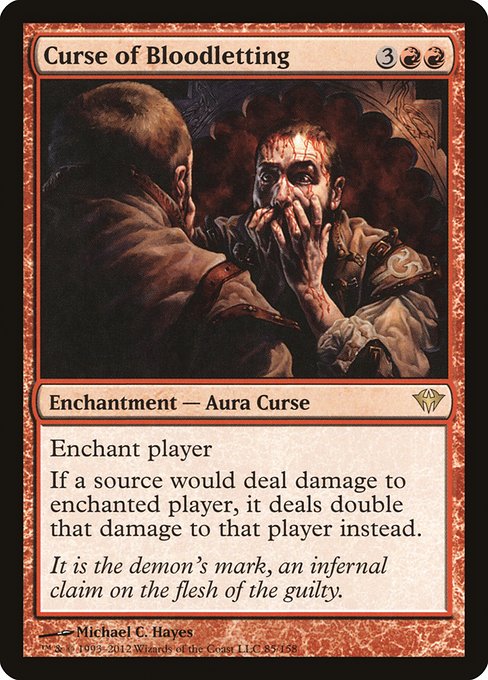 Curse of Bloodletting [Dark Ascension] | Gaming Infinity