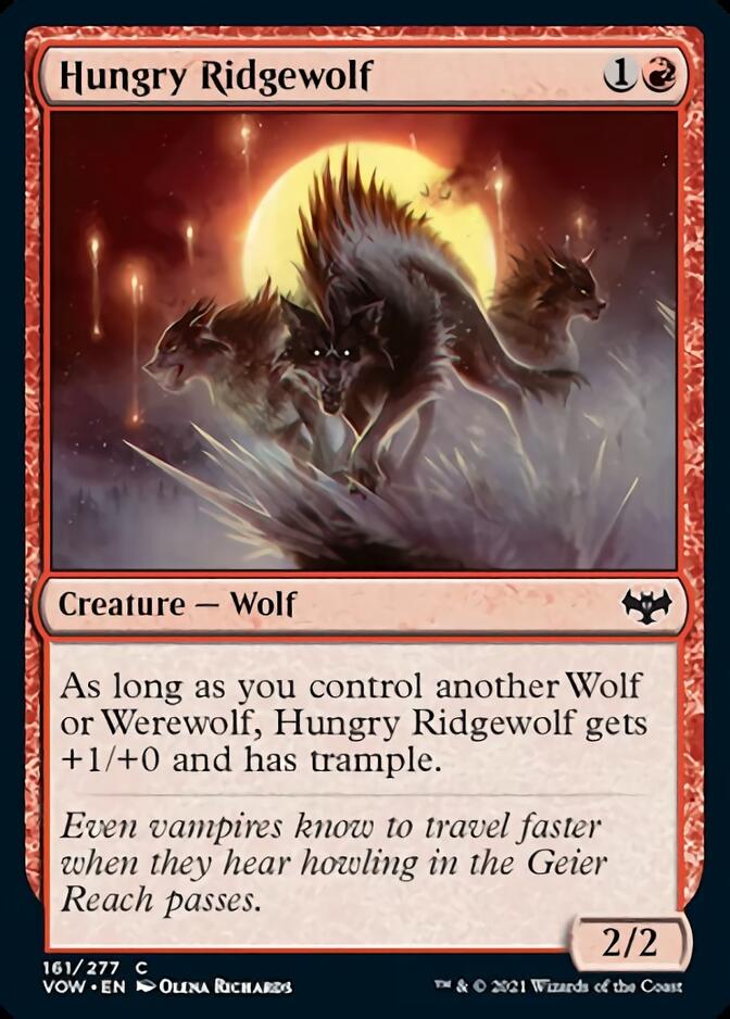 Hungry Ridgewolf [Innistrad: Crimson Vow] | Gaming Infinity