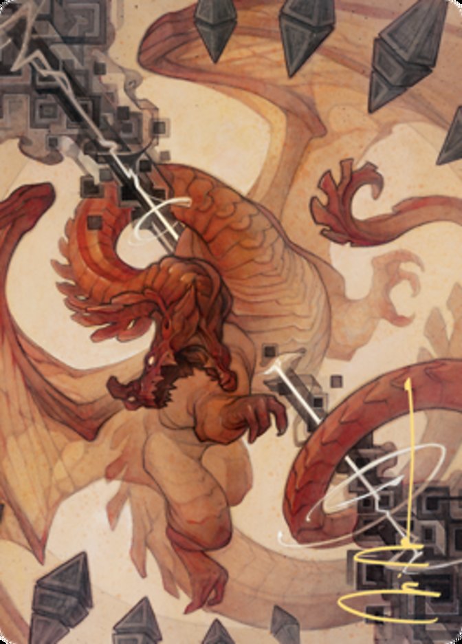 Soul Shatter Art Card (Gold-Stamped Signature) [Zendikar Rising Art Series] | Gaming Infinity