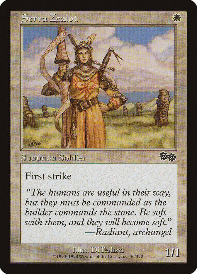 Serra Zealot [Urza's Saga] | Gaming Infinity