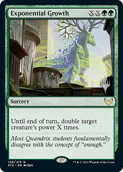 Exponential Growth (Promo Pack) [Strixhaven: School of Mages Promos] | Gaming Infinity