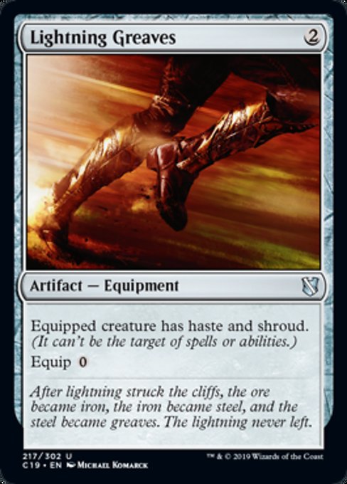 Lightning Greaves [Commander 2019] | Gaming Infinity