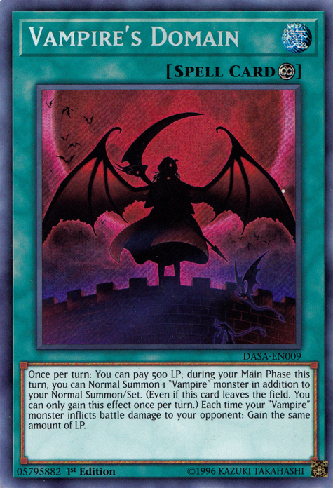 Vampire's Domain [DASA-EN009] Secret Rare | Gaming Infinity