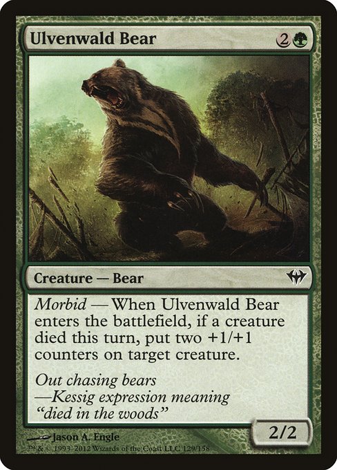 Ulvenwald Bear [Dark Ascension] | Gaming Infinity