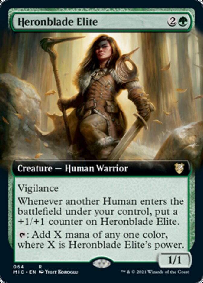 Heronblade Elite (Extended) [Innistrad: Midnight Hunt Commander] | Gaming Infinity