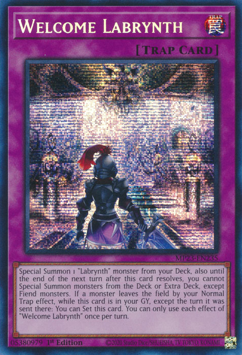 Welcome Labrynth [MP23-EN235] Prismatic Secret Rare | Gaming Infinity