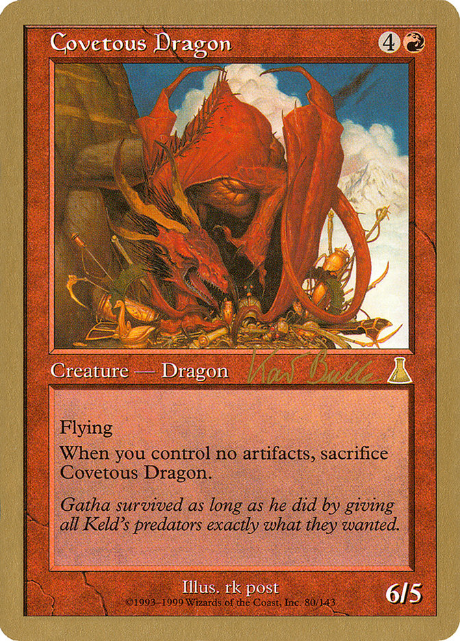 Covetous Dragon (Kai Budde) [World Championship Decks 1999] | Gaming Infinity