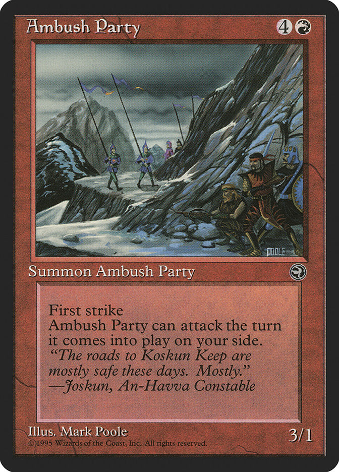 Ambush Party (Joskun Flavor Text) [Homelands] | Gaming Infinity