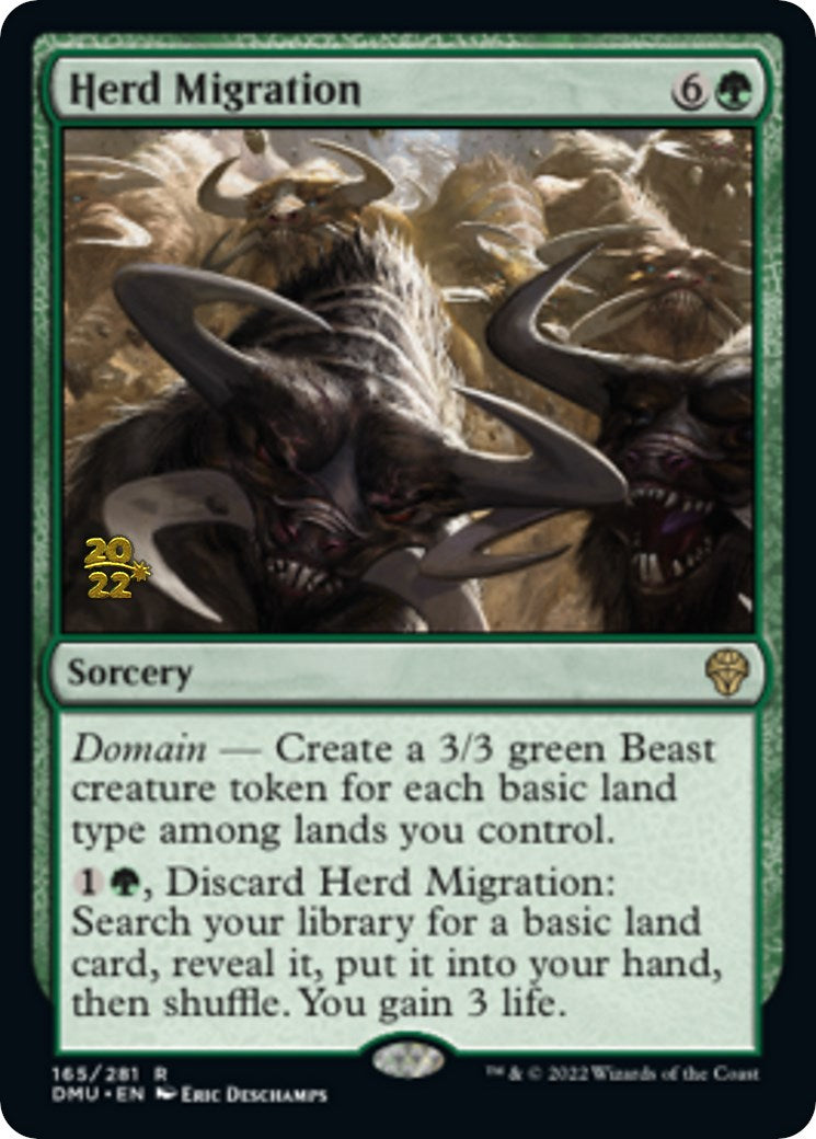 Herd Migration [Dominaria United Prerelease Promos] | Gaming Infinity