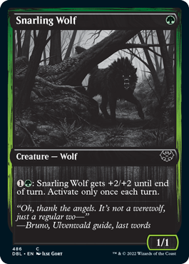 Snarling Wolf (486) [Innistrad: Double Feature] | Gaming Infinity