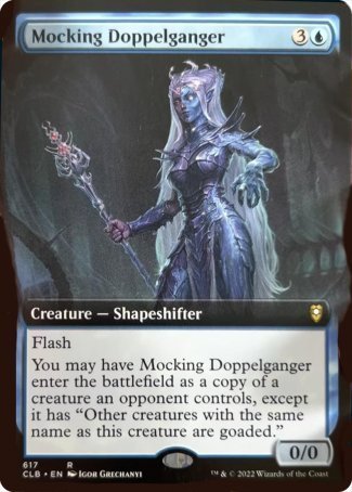 Mocking Doppelganger (Extended Art) [Commander Legends: Battle for Baldur's Gate] | Gaming Infinity