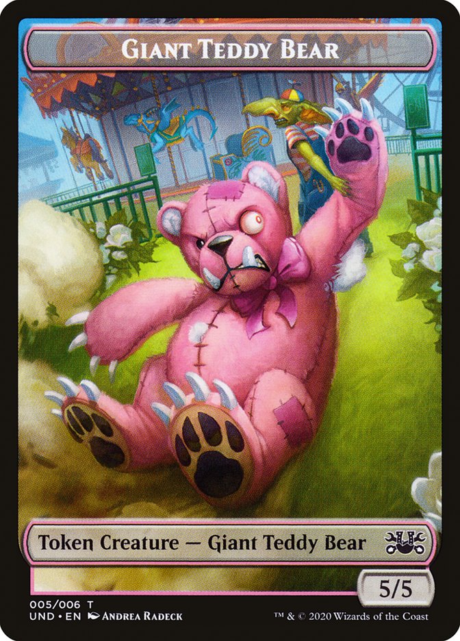 Goblin // Giant Teddy Bear Double-sided Token [Unsanctioned Tokens] | Gaming Infinity