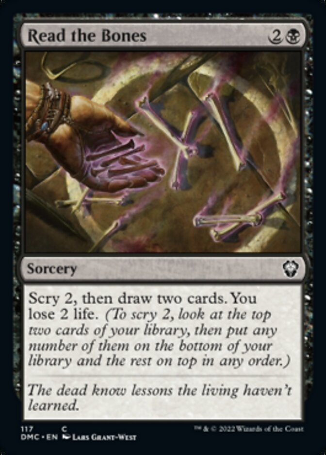 Read the Bones [Dominaria United Commander] | Gaming Infinity