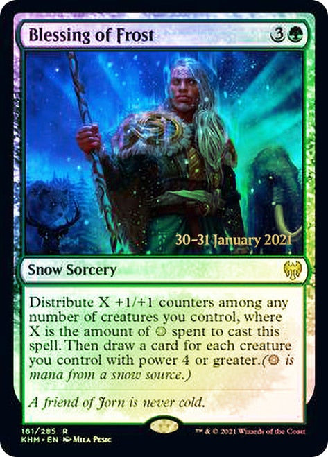 Blessing of Frost  [Kaldheim Prerelease Promos] | Gaming Infinity