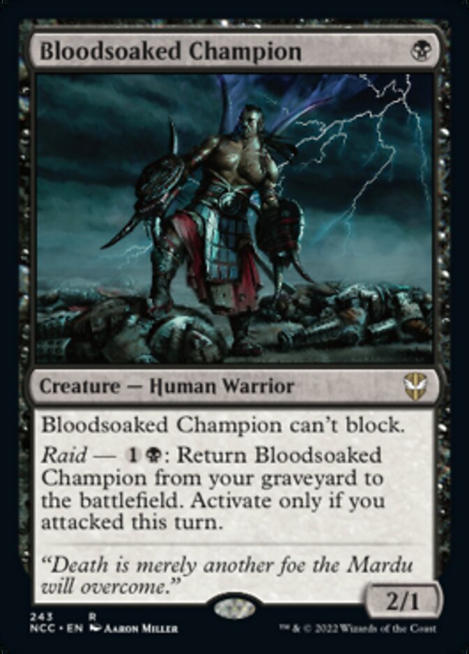 Bloodsoaked Champion [Streets of New Capenna Commander] | Gaming Infinity