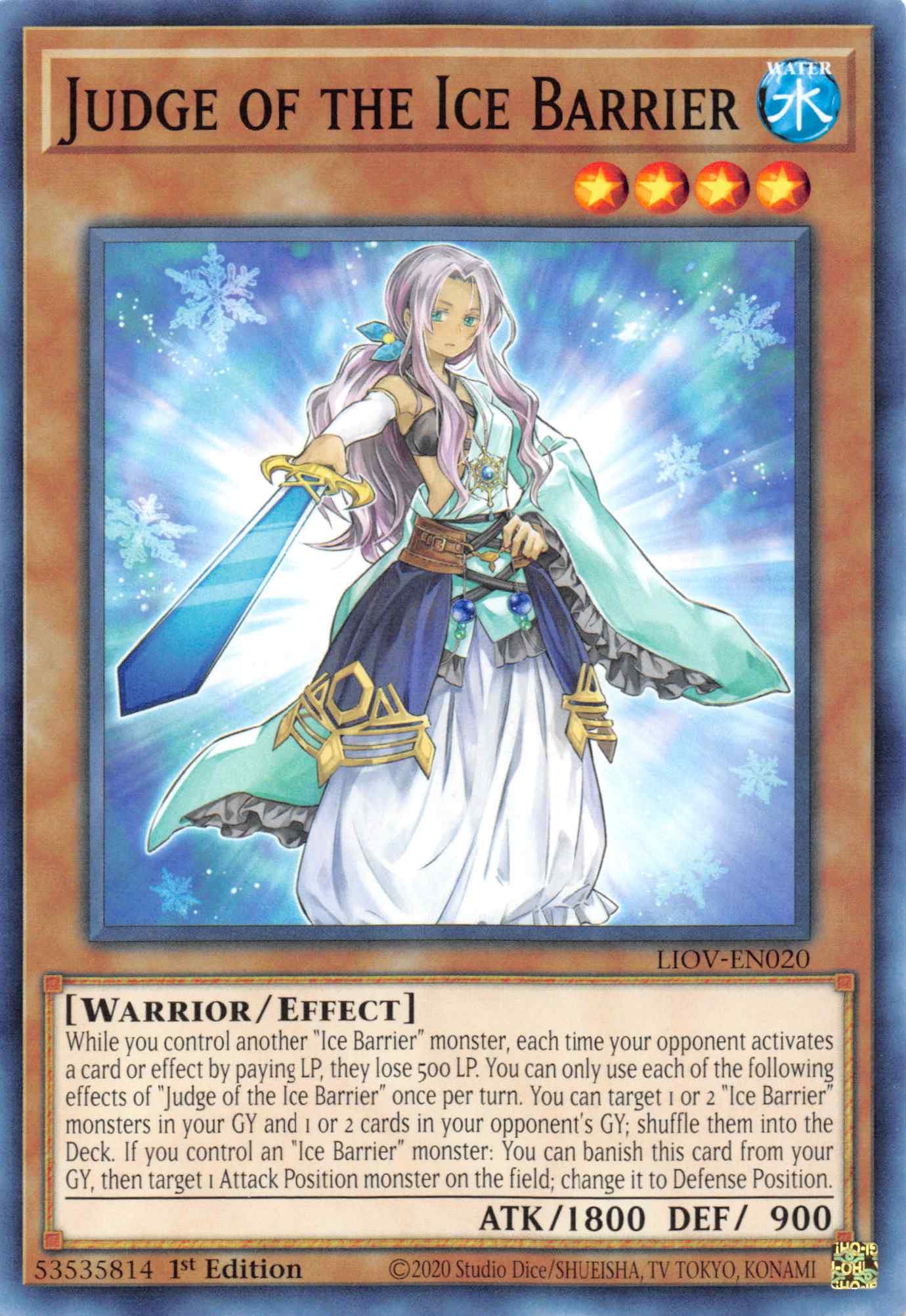 Judge of the Ice Barrier [LIOV-EN020] Common | Gaming Infinity