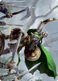 Maja, Bretagard Protector Art Card (Gold-Stamped Signature) [Kaldheim: Art Series] | Gaming Infinity