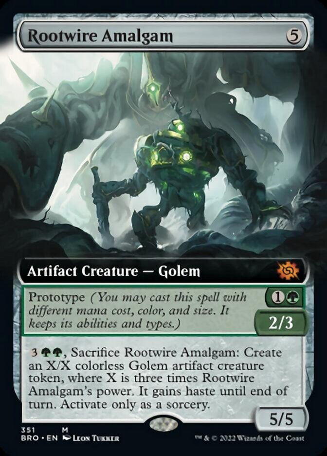 Rootwire Amalgam (Extended Art) [The Brothers' War] | Gaming Infinity