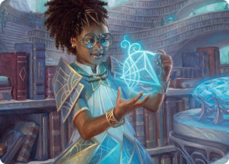 Zimone, Quandrix Prodigy Art Card [Strixhaven: School of Mages Art Series] | Gaming Infinity