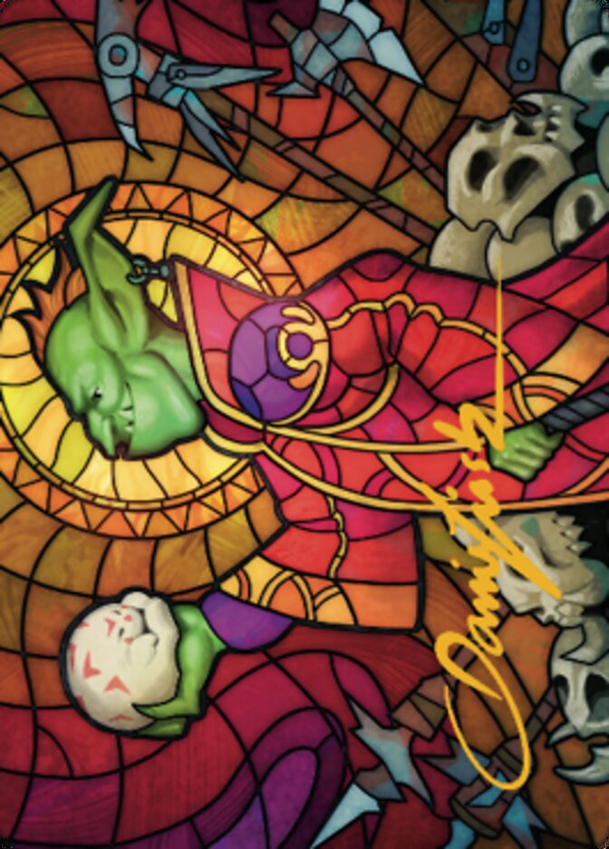 Squee, Dubious Monarch Art Card (Gold-Stamped Signature) [Dominaria United Art Series] | Gaming Infinity