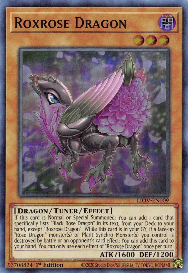 Roxrose Dragon [LIOV-EN009] Super Rare | Gaming Infinity