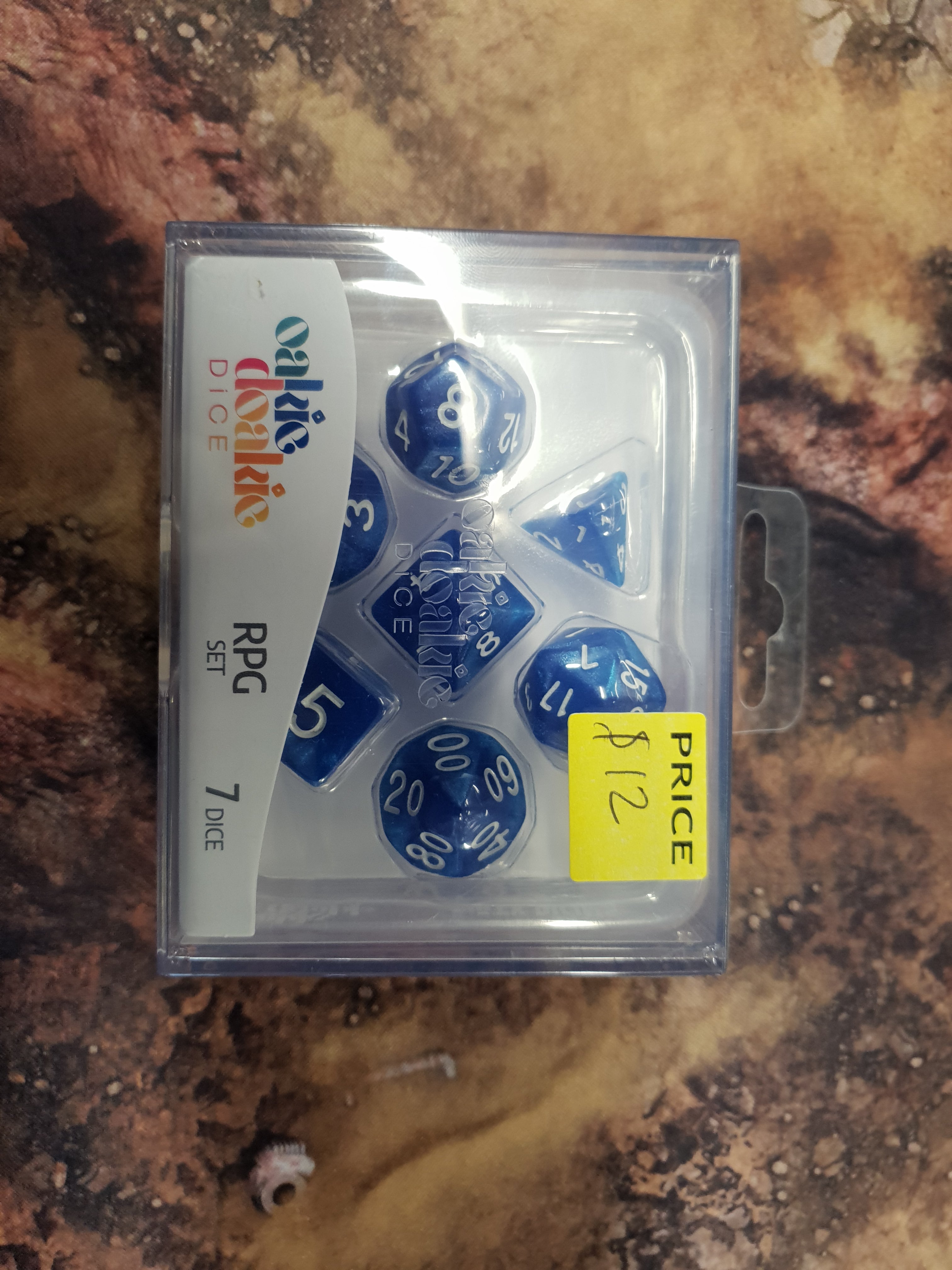 7 Dice Set Blue | Gaming Infinity